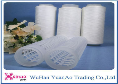 Porcellana Alto filato di poliestere bianco crudo su ordinazione di tenacia 40/2 100% di filati cucirini del poliestere fornitore